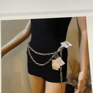 Michael Kors gold chain belt. Total length of L 44”. NWT. Belt can be made small